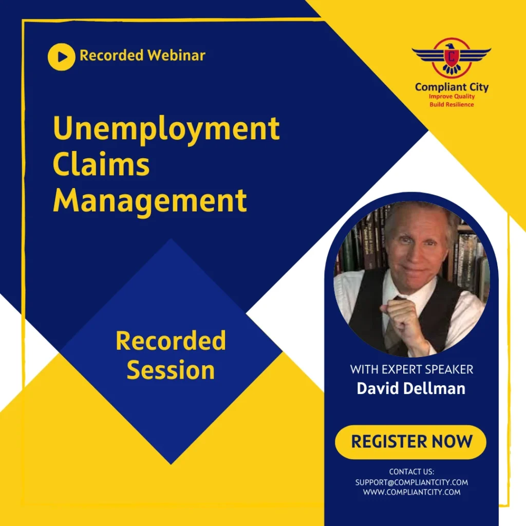 Unemployment Claims Management _david dellman_compliant city