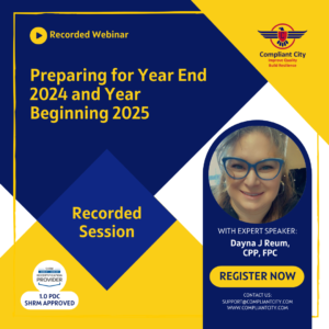 Preparing for Year End 2024 and Year Beginning 2025