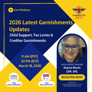 2026 Latest Garnishments Updates: Child Support, Tax Levies & Creditor Garnishments