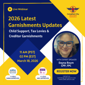 2026 Latest Garnishments Updates: Child Support, Tax Levies & Creditor Garnishments