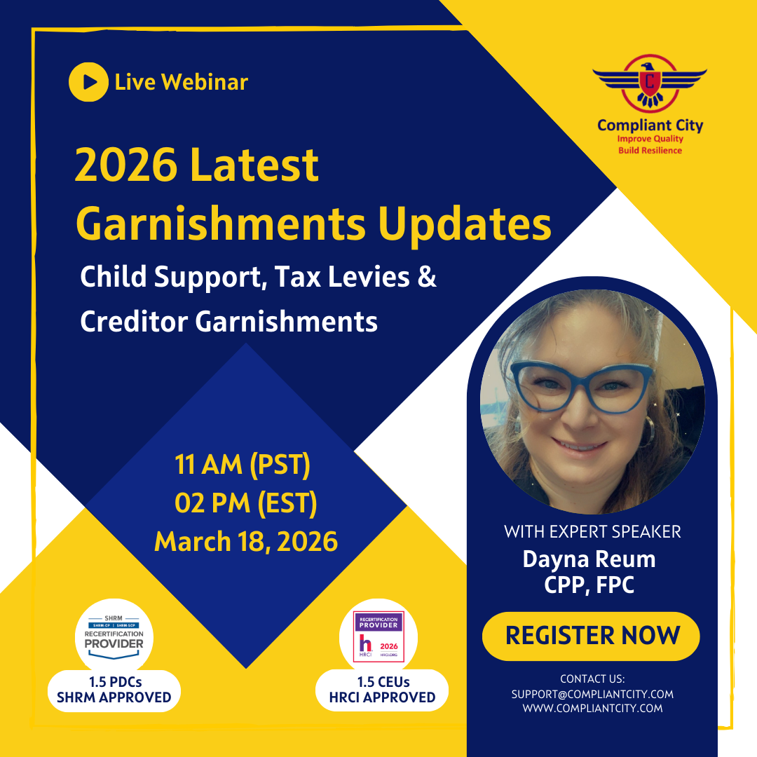 2026 Latest Garnishments Updates: Child Support, Tax Levies & Creditor Garnishments