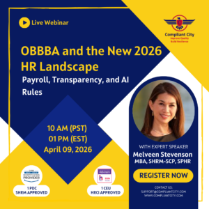 OBBBA and the New 2026 HR Landscape: Payroll, Transparency, and AI Rules