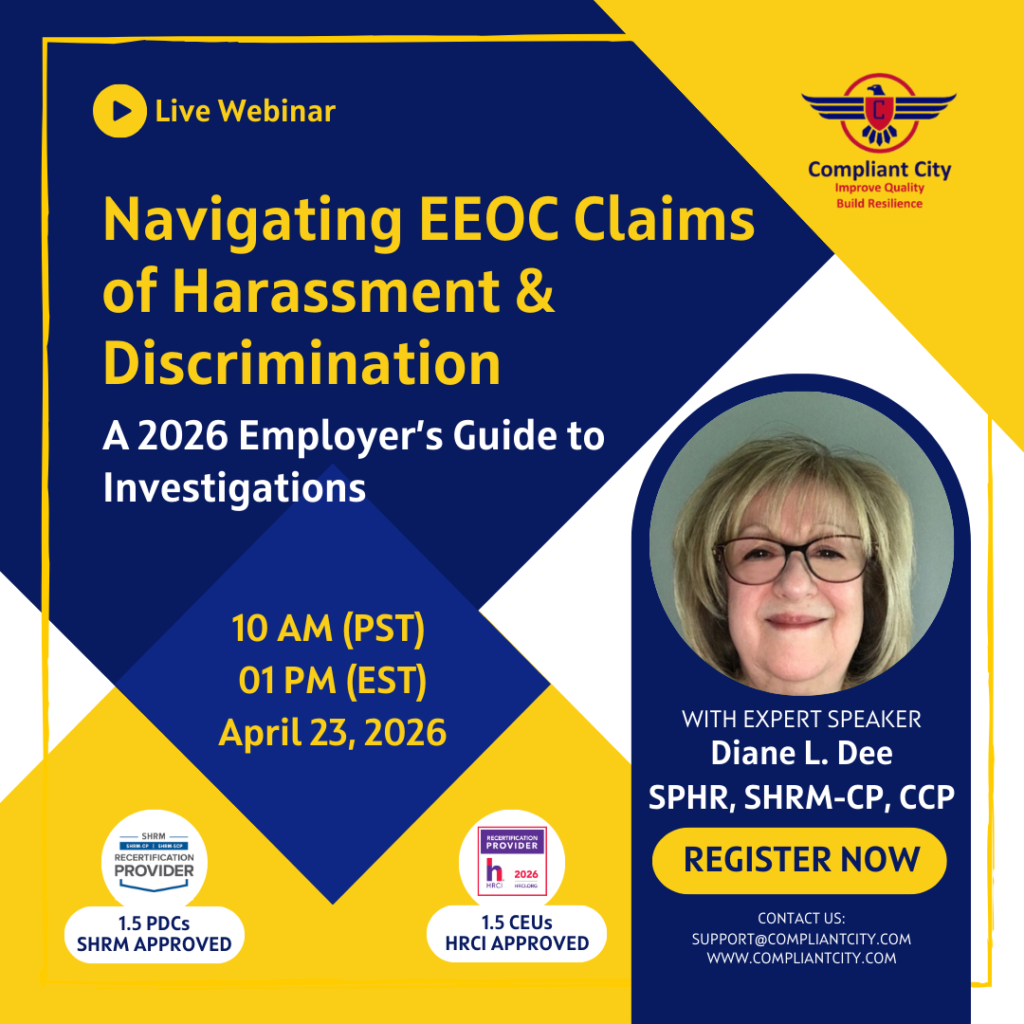 Navigating EEOC Claims of Harassment & Discrimination: A 2026 Employer’s Guide to Investigations