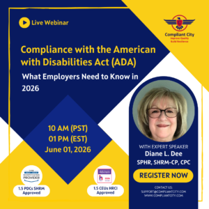 Compliance with the American with Disabilities Act (ADA)