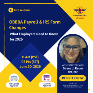 OBBBA Payroll & IRS Form Changes